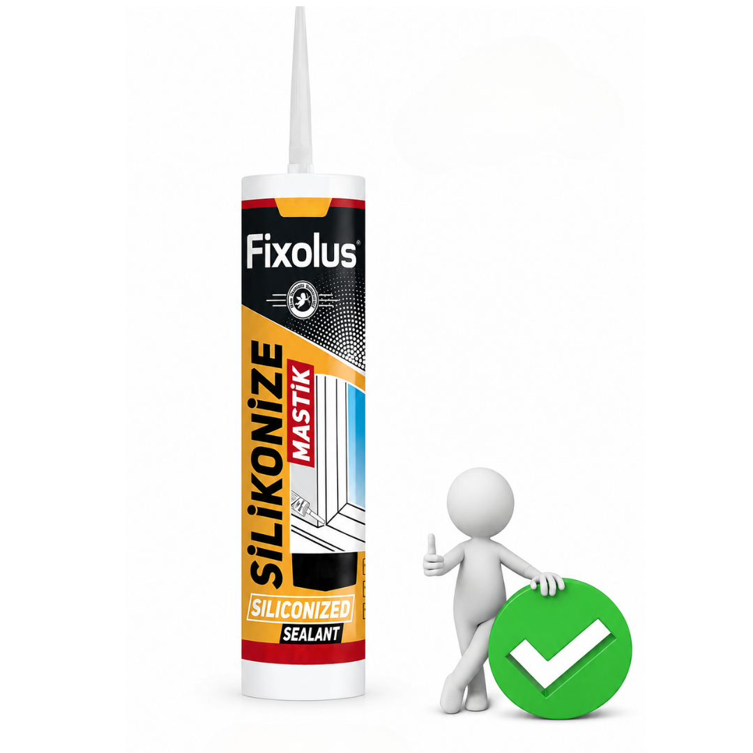 Fixolus™ Soğuk Silikon - Silikonize Matik Beyaz