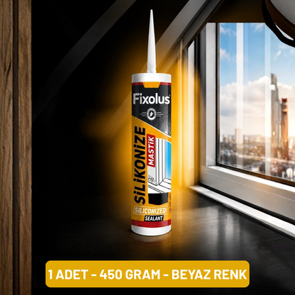 Fixolus™ Soğuk Silikon - Silikonize Matik Beyaz