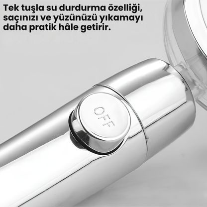 Fixolus™ Pervaneli Turbo Duş Başlığı