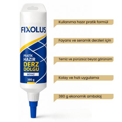 Fixolus™ Hazır Derz Dolgu - Beyaz
